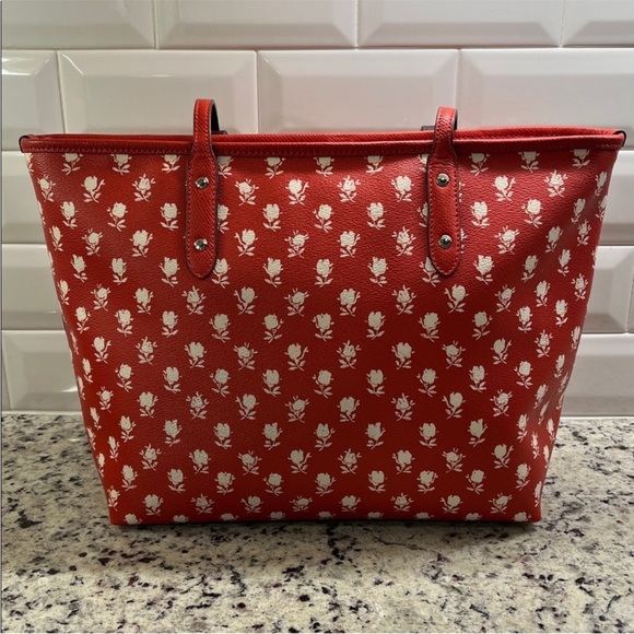 EUC Coach Floral Limited Edition City Zip Top tote - Picture 4 of 14